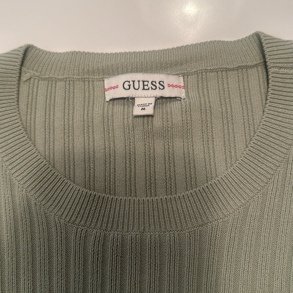 Guess / Short Sleeve Ribbed Top - Picture 2 of 2